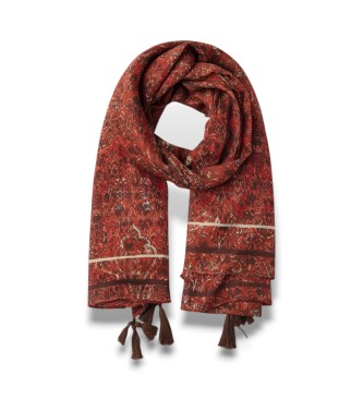 Pepe Jeans Šal Figaro rdeč