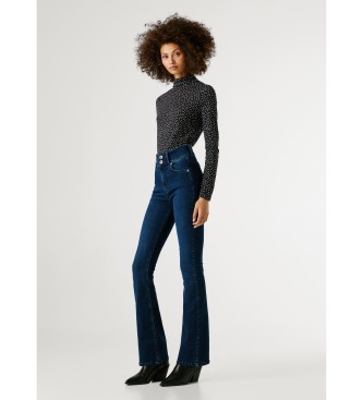 Pepe Jeans Pantalón Flare Contour azul