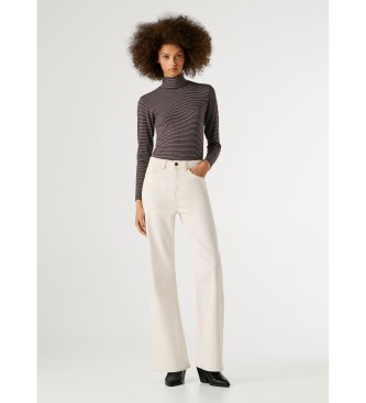 Pepe Jeans Flare-bukser Willa beige