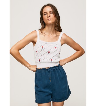 Pepe Jeans Top Flora wei