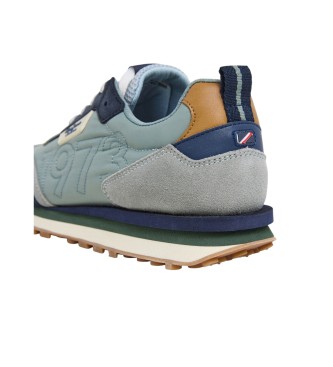 Pepe Jeans Zapatillas de piel Foster Connect verde