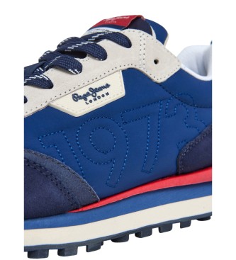 Pepe Jeans Foster aangesloten schoenen blauw