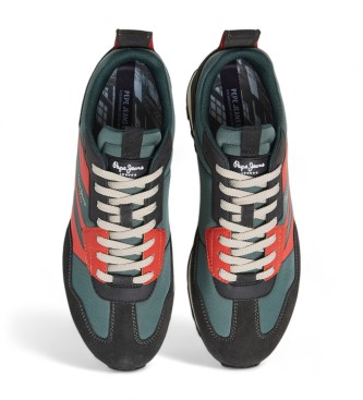 Pepe Jeans Sneaker Foster Evolution in pelle verde