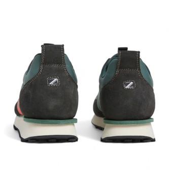 Pepe Jeans Foster Evolution green leather shoes