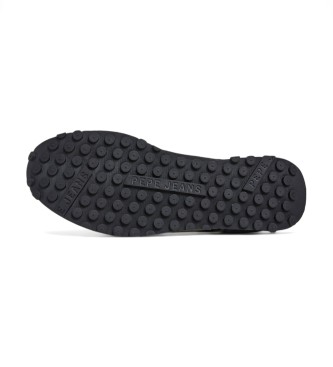 Pepe Jeans Zapatillas de piel Foster Evolution negro 