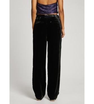 Pepe Jeans Pantalon droit Frances noir