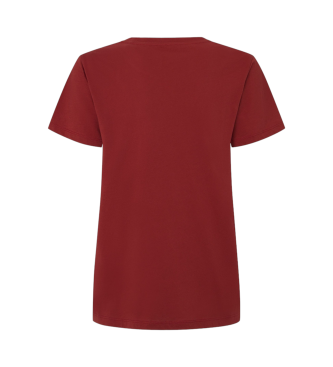 Pepe Jeans Gabriela T-shirt maroon