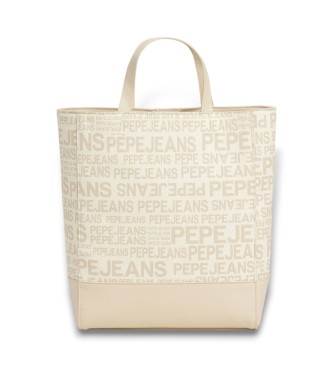Pepe Jeans Genevieve hndtaske off-white