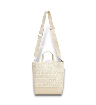 Pepe Jeans Genevieve hndtaske off-white