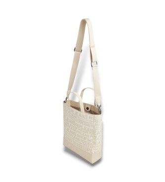 Pepe Jeans Genevieve hndtaske off-white