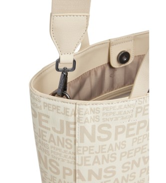 Pepe Jeans Genevieve hndtaske off-white