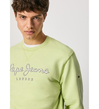 Pepe Jeans George Sweatshirt ohne Kapuze gelb
