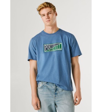 Pepe Jeans T-shirt George bleu