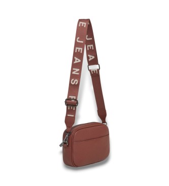 Pepe Jeans Brun Georgina axelremsvska