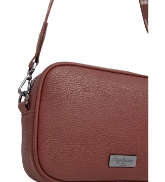Pepe Jeans Brun Georgina axelremsvska
