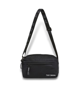 Pepe Jeans Borsa a tracolla nera Gideon