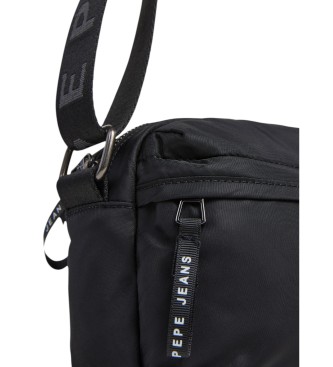 Pepe Jeans Borsa a tracolla nera Gideon