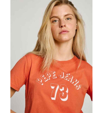 Pepe Jeans T-shirt Gigi pomarańczowy