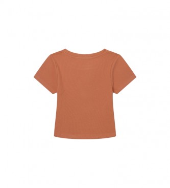Pepe Jeans Gisbella-T-Shirt in Orange