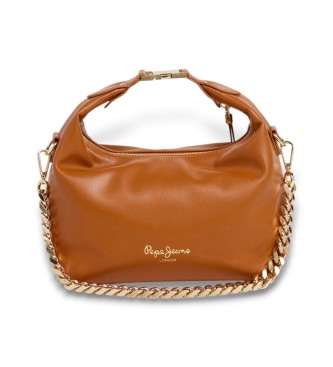 Pepe Jeans Gloria brun hndtaske