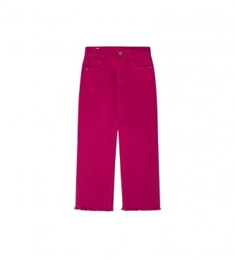 Pepe Jeans Spodnie Culotte różowe