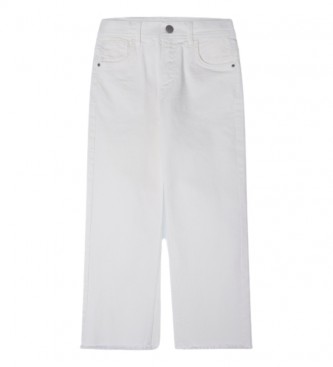 Pepe Jeans Hvide culottebukser