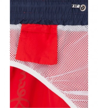 Pepe Jeans Red Gustave swimming costume