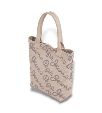 Pepe Jeans Gutrun beige tote bag