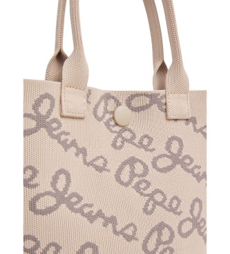 Pepe Jeans Gutrun beige tote bag