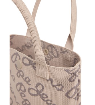 Pepe Jeans Gutrun beige tote bag