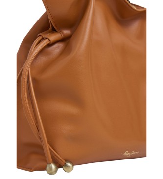 Pepe Jeans Gwendolyn brun hndtaske