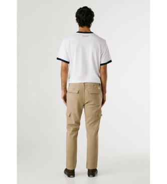 Pepe Jeans Gymdigo Cargo beige trousers 