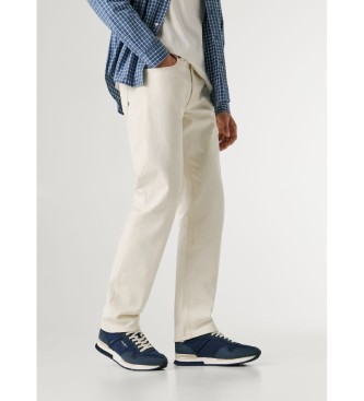 Pepe Jeans Osnovne usnjene superge Hailon mornarsko modre barve