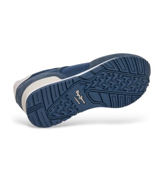 Pepe Jeans Osnovne usnjene superge Hailon mornarsko modre barve