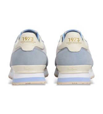 Pepe Jeans Osnovne usnjene superge Hailon modre barve