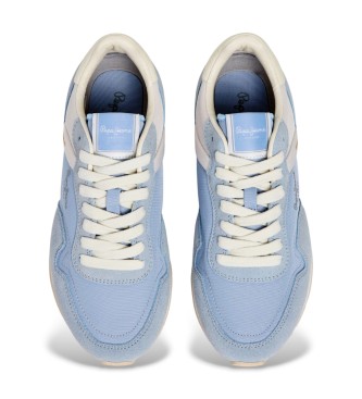 Pepe Jeans Osnovne usnjene superge Hailon modre barve