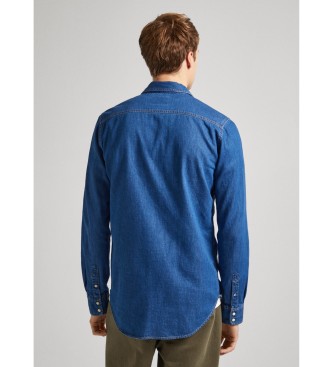 Pepe Jeans Camisa azul Hammond