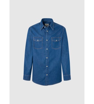 Pepe Jeans Camisa azul Hammond