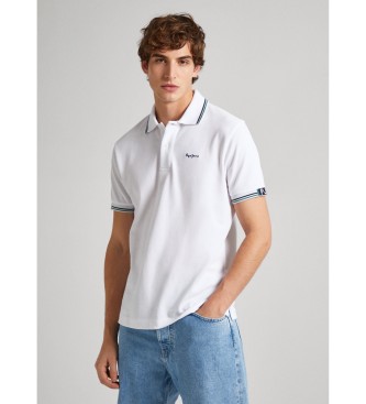 Pepe Jeans Harley hvid polo shirt