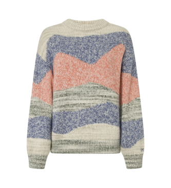 Pepe Jeans Wielokolorowy sweter Harriet