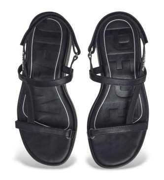 Pepe Jeans Haru Mix leather sandals black