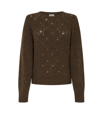 Pepe Jeans Helen Crew trui bruin