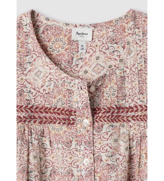 Pepe Jeans Chemisier blanc cr�me Ella