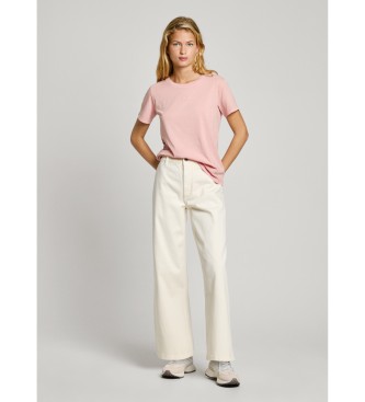 Pepe Jeans Tania Fit pantalon culotte blanc cru