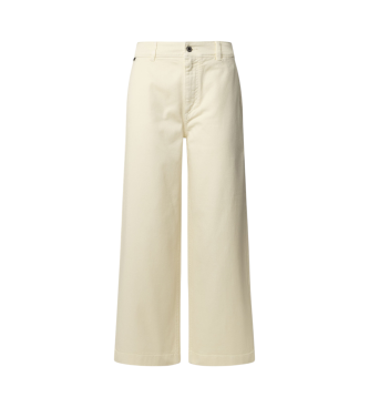 Pepe Jeans Tania Fit pantalon culotte blanc cru