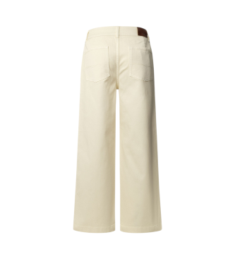 Pepe Jeans Tania Fit pantalon culotte blanc cru