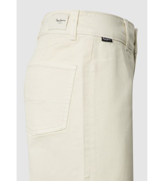 Pepe Jeans Tania Fit pantalon culotte blanc cru