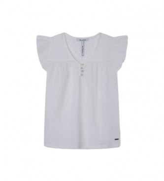 Pepe Jeans Hilary blouse wit