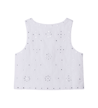 Pepe Jeans Chaleco Holly blanco