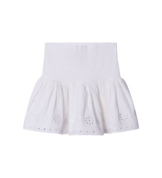 Pepe Jeans Falda Holly blanco